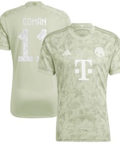 Kingsley Coman Bayern Munich adidas 2023/24 Oktoberfest Replica Player Jersey - Green