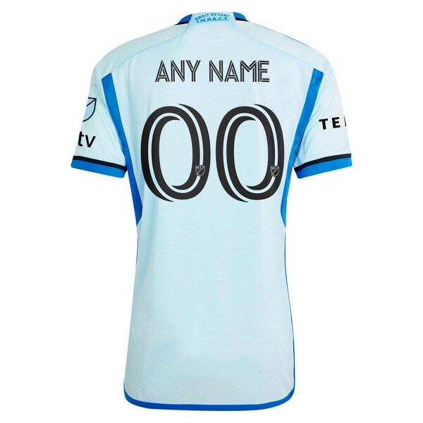 CF Montreal adidas 2024 La Main Authentic Custom Jersey?ยจC Light Blue - Image 4