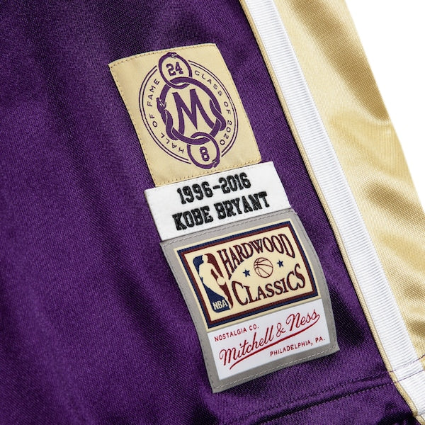 Kobe Bryant Los Angeles Lakers Hall of Fame Class of 2020 #8 Authentic Jersey - Purple/Gold - Image 4