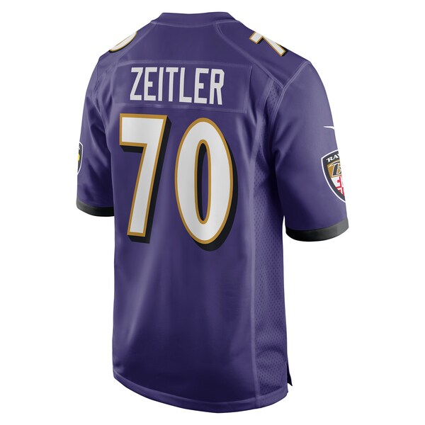 Kevin Zeitler Baltimore Ravens Nike Game Jersey - Purple - Image 3