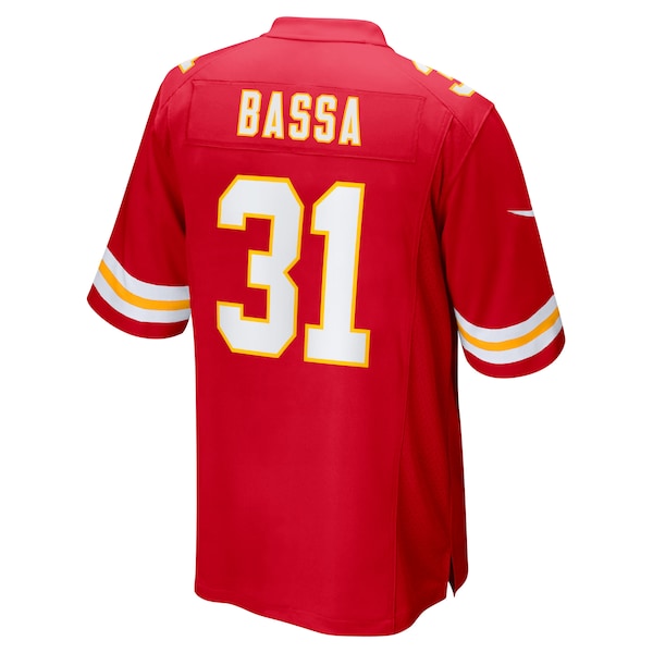 Jeffrey Bassa Kansas City Chiefs Nike Team Game Jersey - Red - Image 3