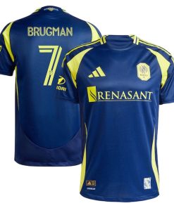 Gast¨®n Brugman Nashville SC adidas 2025 The Heart Of Nashville Kit Authentic Player Jersey - Navy