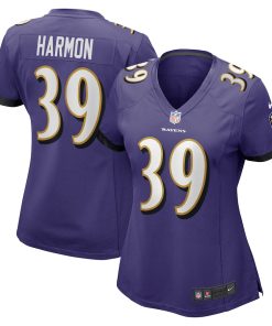 Duron Harmon Baltimore Ravens Nike Women's  Game Jersey -  Purple