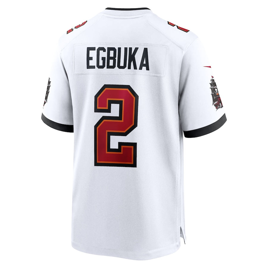 Youth Emeka Egbuka Tampa Bay Buccaneers Nike Team Game Jersey - White - Image 3
