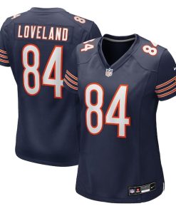 Women's Chicago Bears Colston Loveland Nike  Navy Team Game Jersey