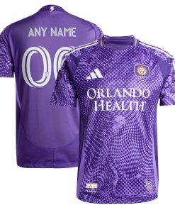 Orlando City SC adidas 2025 Perfect Storm Authentic Custom Jersey - Purple