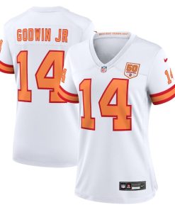 Alternative view of Chris Godwin Jr. '76 Tampa Bay Buccaneers Nike Women's 50th Season Game Jersey - White/Red