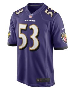 Alternative view of Del'Shawn Phillips Baltimore Ravens Nike Game Player Jersey - Purple