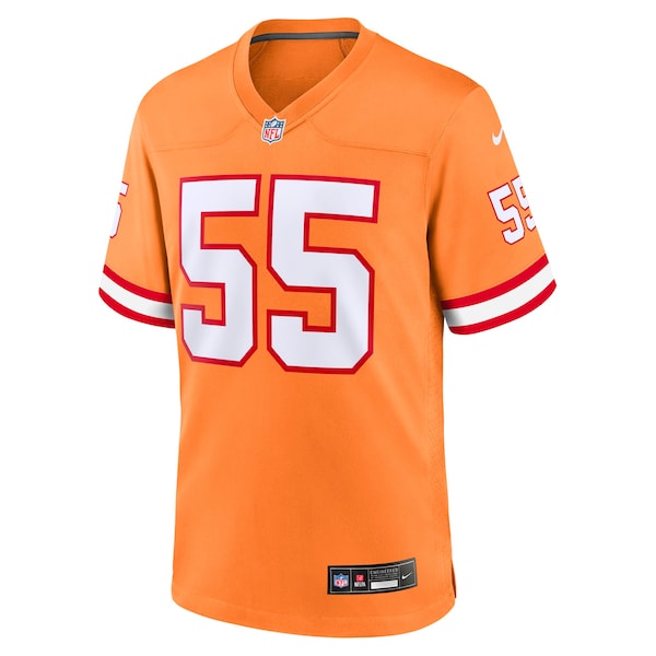 Derrick Brooks Tampa Bay Buccaneers Nike Youth Retired Player Game Jersey - Orange - Image 2