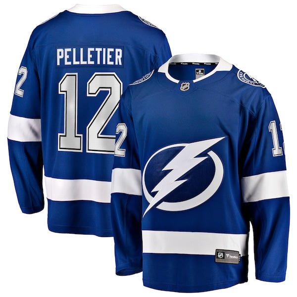 Jakob Pelletier Tampa Bay Lightning Home Breakaway Jersey - Blue