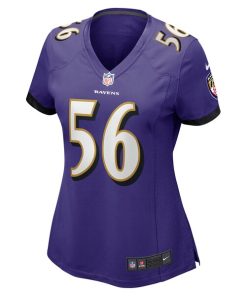 Alternative view of Deion Jennings Baltimore Ravens Nike Women's  Game Jersey -  Purple