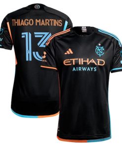 Thiago Martins New York City FC adidas 2024 24/7 Kit Authentic Player Jersey - Black