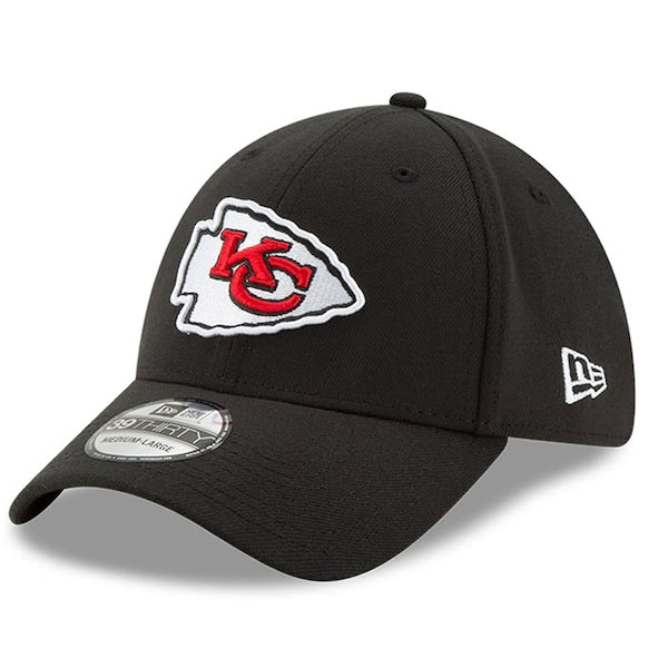 Kansas City Chiefs New Era Super Bowl LVIII Champions Side Patch 39THIRTY Flex Hat - Black - Image 3