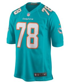 Alternative view of Justin Ellis Miami Dolphins Nike  Game Jersey -  Aqua
