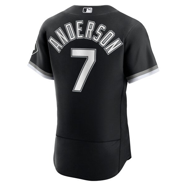 Tim Anderson Chicago White Sox Nike Alternate Authentic Player Jersey - Black - Image 3