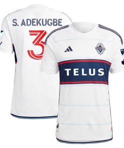 Samuel Adekugbe Vancouver Whitecaps FC adidas 2024 Bloodlines Authentic Player Jersey - White