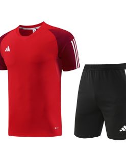 Adidas Short Sleeve Training Jersey Set - AD03- Red