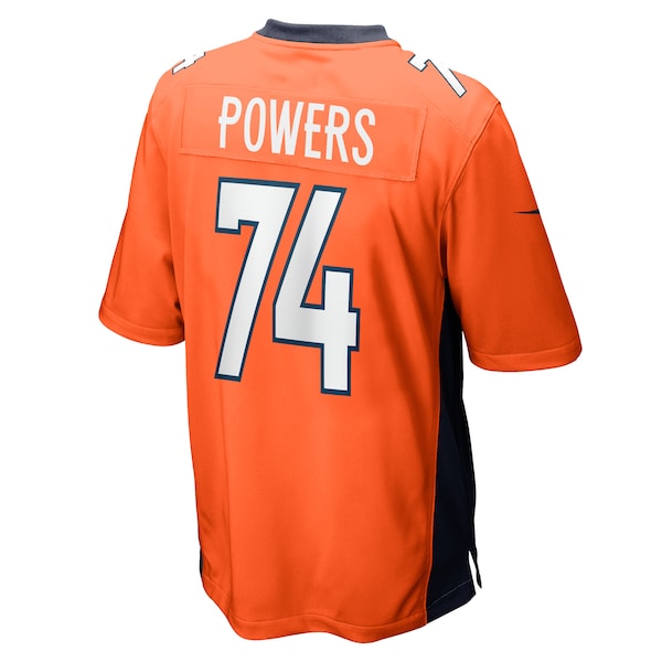 Ben Powers Denver Broncos Nike Game Player Jersey - Orange - Image 3