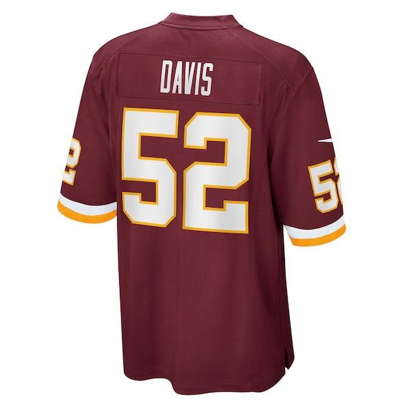 Jamin Davis Washington Football Team Nike 2021 NFL Draft First Round Pick Game Jersey - Burgundy - Image 3