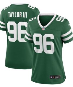 Leonard Taylor III New York Jets Nike Women's Team Game Jersey - Legacy Green