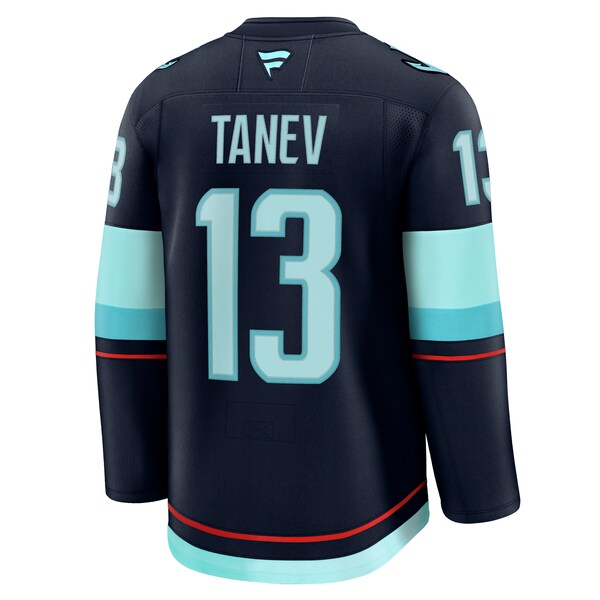 Brandon Tanev Seattle Kraken Home Premium Jersey - Deep Sea Blue - Image 3