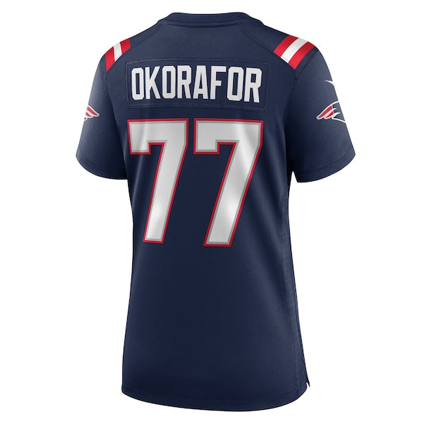 Chukwuma Okorafor New England Patriots Nike Women's Game Jersey - Navy - Image 8