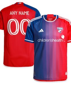 FC Dallas adidas 2024 After Burner Authentic Custom Jersey?¨C Navy