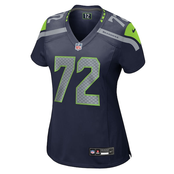 Abraham Lucas Seattle Seahawks Nike Women's Team Game Jersey - College Navy - Image 3