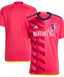 St. Louis City SC adidas 2024 CITY Kit Replica Jersey - Red