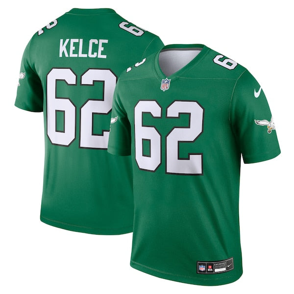 Jason Kelce Philadelphia Eagles Nike Alternate Legend Player Jersey?ยจC Kelly Green