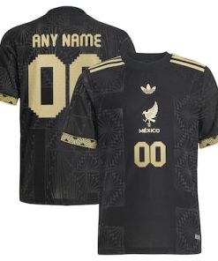 Mexico National Team adidas 2025 Third Replica Custom Jersey - Black