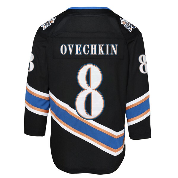 Alexander Ovechkin Washington Capitals Youth Alternate 50th Anniversary Premier Player Jersey - Black/Navy - Image 2