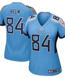 Gunnar Helm Tennessee Titans Nike Women's Team Game Jersey -  Light Blue