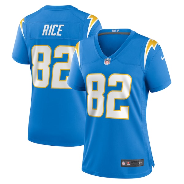 Brenden Rice Los Angeles Chargers Nike Women's Game Jersey - Powder Blue