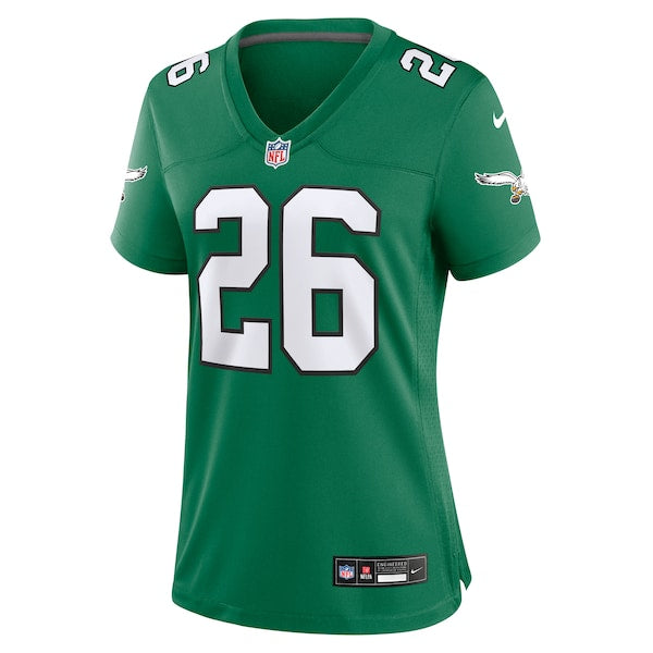 Saquon Barkley Philadelphia Eagles Nike Women's Alternate Game Jersey - Kelly Green - Image 3