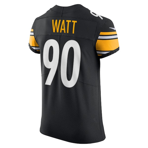 T.J. Watt Pittsburgh Steelers Nike Vapor Elite Player Jersey - Black - Image 3