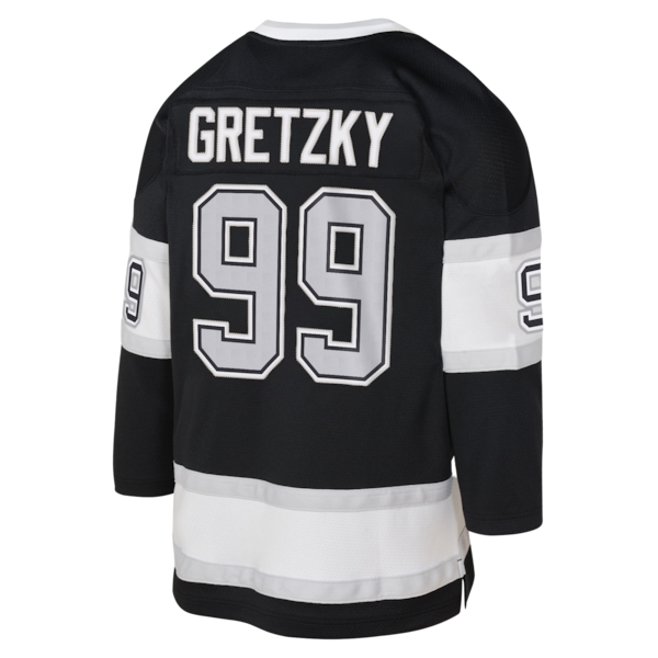 Wayne Gretzky Los Angeles Kings Preschool 1992/93 Blue Line 2.0 Player Jersey - Black - Image 3