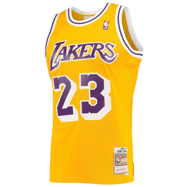 Cedric Ceballos Los Angeles Lakers 1994/95 Hardwood Classics Swingman Jersey - Gold - Image 2