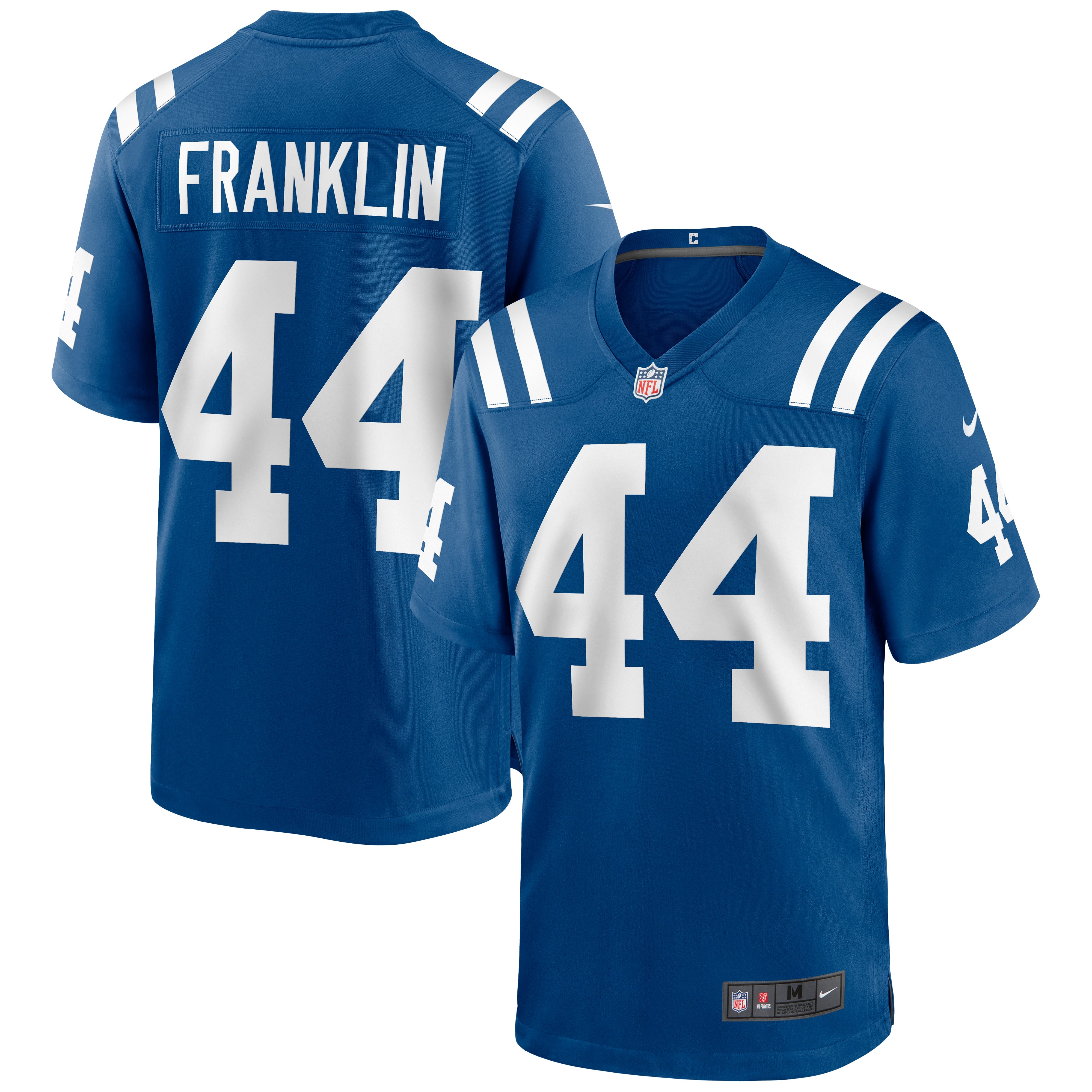 Zaire Franklin Indianapolis Colts Nike Indiana Nights Alternate Game Jersey - Royal/Royal - Image 3
