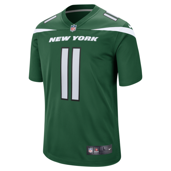 Jermaine Johnson II New York Jets Nike Game Jersey - Gotham Green/White - Image 3