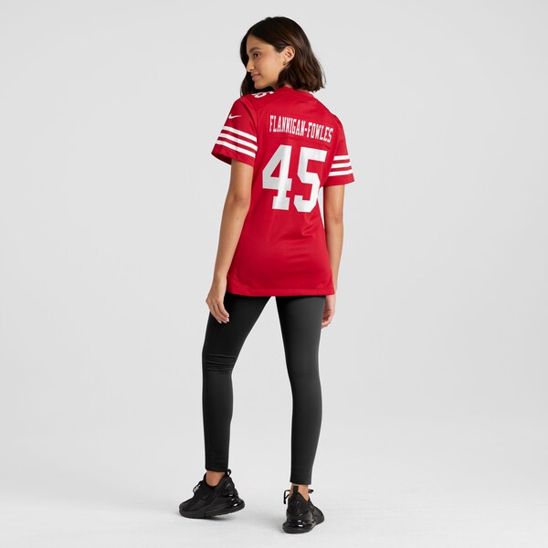 Demetrius Flannigan-Fowles San Francisco 49ers Nike Women's Game Jersey - Scarlet - Image 5