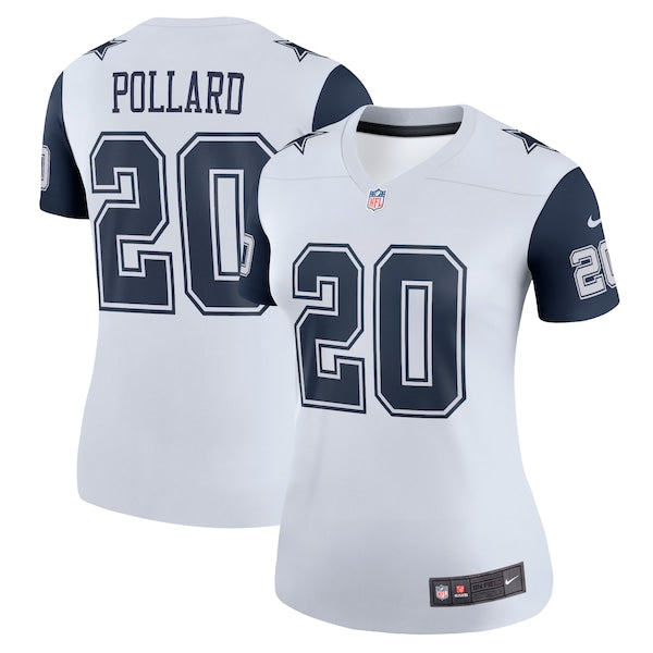 Tony Pollard Dallas Cowboys Nike Women's Alternate Legend Jersey - White/Navy - Image 2
