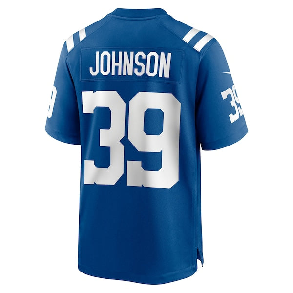 Alex Johnson Indianapolis Colts Nike Team Game Jersey - Royal - Image 3