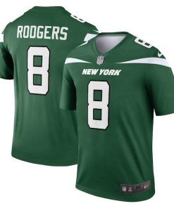 Aaron Rodgers New York Jets Nike Men's Legend Player Jersey - Gotham Green/Black/White
