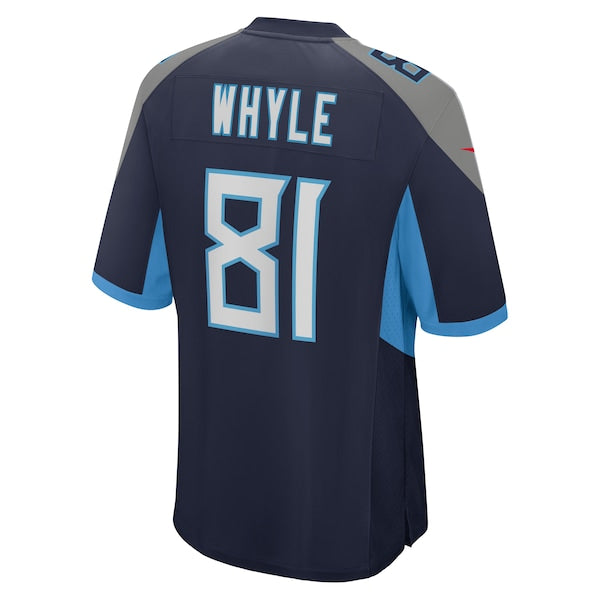Josh Whyle Tennessee Titans Nike Team Game Jersey - Navy - Image 3