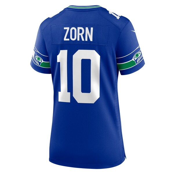 Jim Zorn Seattle Seahawks Nike Women's Throwback Retired Player Game Jersey - Royal/Navy - Image 4
