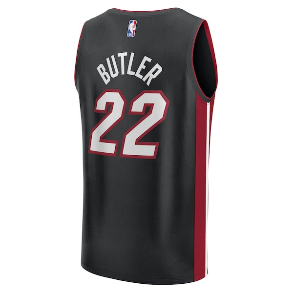 Jimmy Butler Miami Heat Youth Fast Break Replica Player Jersey - Icon Edition - Black - Image 3
