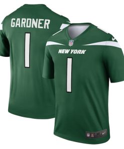 Alternative view of Ahmad Gardner New York Jets Nike Legend Jersey - Green/White