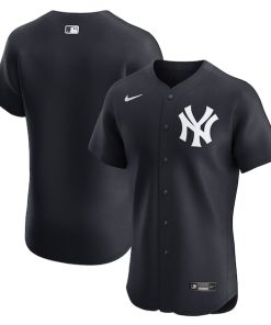New York Yankees Nike Alternate Elite Jersey - Black