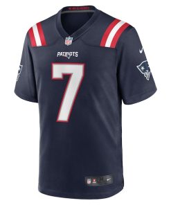 Alternative view of JuJu Smith-Schuster New England Patriots Nike Game Player Jersey - Navy